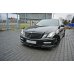 Накладка сплиттер на передний бампер на Mercedes E W212 E63 AMG